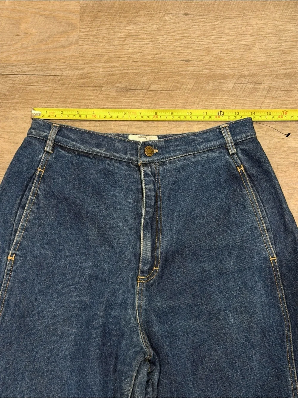 Vintage Calvin Klein Made in USA Denim Jeans Women’s Size 12 80s Ribcage Barrel
